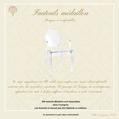 Fauteuil médaillon