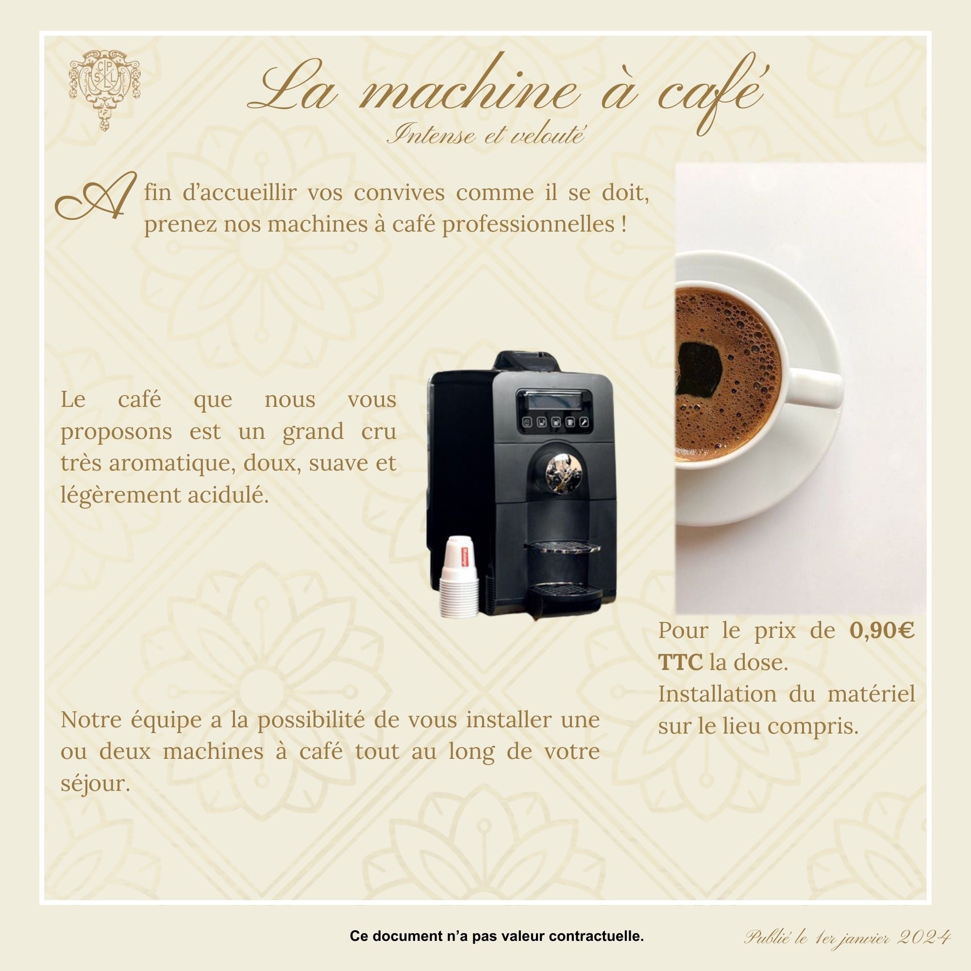 The coffee machine